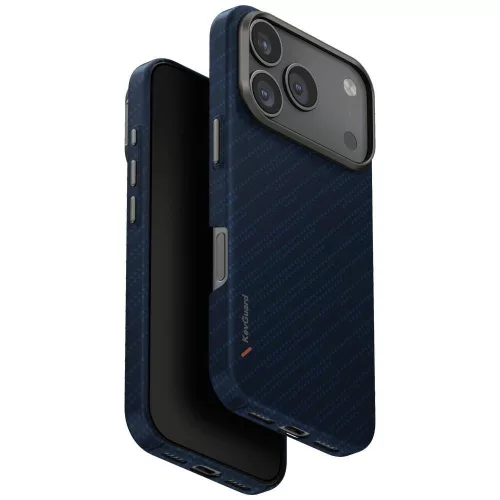 Uniq Keva Edge Apple iPhone 17 Pro Max Aramid tok, MagSafe, kék
