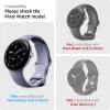 Spigen EliteShield EZ Fit Google Pixel Watch 3 / 4 / 5 (45mm) kijelzővédő fólia felhelyező kerettel (2db)
