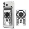 Spigen Ultra Hybrid mágneses kártyatartó, MagSafe, Zero One, átlátszó