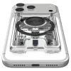 Spigen Ultra Hybrid mágneses kártyatartó, MagSafe, Zero One, átlátszó