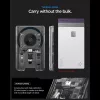 Spigen Ultra Hybrid mágneses kártyatartó, MagSafe, Zero One, átlátszó