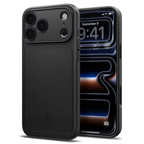 Spigen Thin Fit MagFit Apple iPhone 18 Pro / 17 Pro tok, MagSafe, Black, fekete
