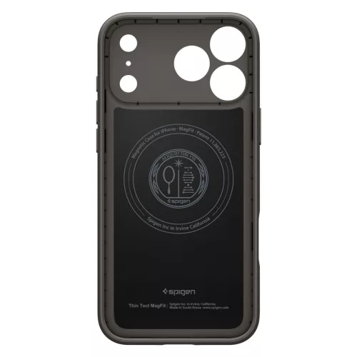 Spigen Thin Fit MagFit Apple iPhone 18 Pro / 17 Pro tok, MagSafe, Black, fekete