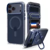 Spigen Ultra Hybrid Optik S Apple iPhone 18 Pro / 17 Pro tok, MagSafe, Clear Deep Blue, átlátszó-kék