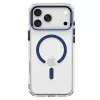 Spigen Ultra Hybrid Optik S Apple iPhone 18 Pro / 17 Pro tok, MagSafe, Clear Deep Blue, átlátszó-kék