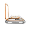 Spigen Ultra Hybrid Optik S Apple iPhone 18 Pro Max / 17 Pro Max tok kitámasztóval, MagSafe, Clear Orange, átlátszó-narancs