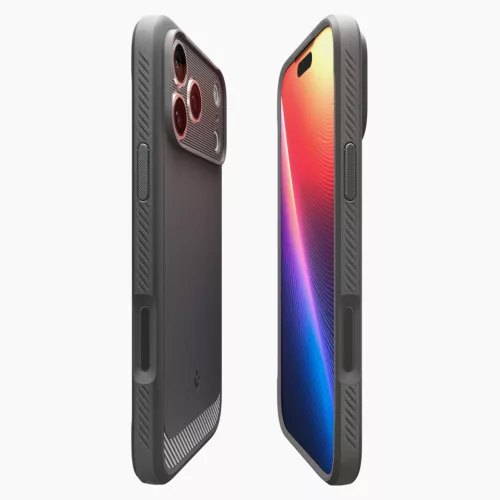 Spigen Rugged Armor MagFit Apple iPhone 18 Pro Max / 17 Pro Max tok, MagSafe, Gray, szürke