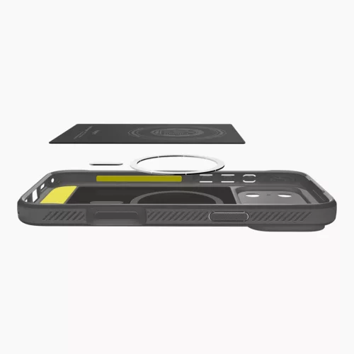 Spigen Rugged Armor MagFit Apple iPhone 18 Pro Max / 17 Pro Max tok, MagSafe, Gray, szürke