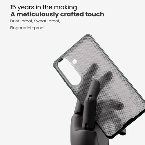 Nillkin Super Frosted PRO Samsung Galaxy S26 műanyag hátlap tok, átlátszó-fekete
