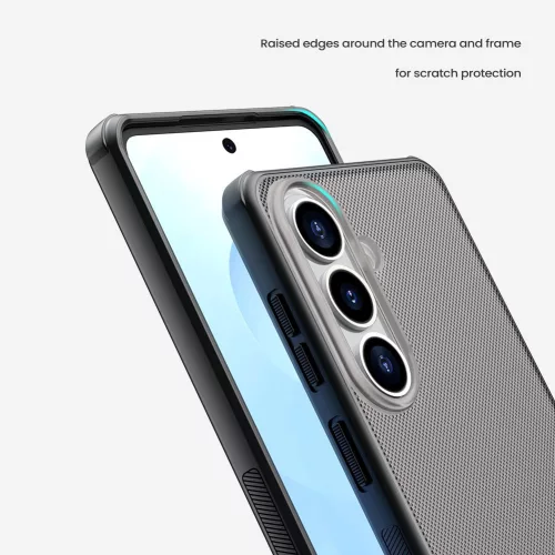 Nillkin Super Frosted PRO Samsung Galaxy S26 műanyag hátlap tok, átlátszó-fekete