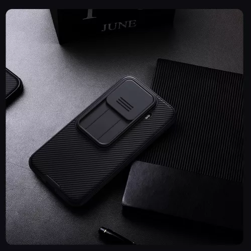 Nillkin CamShield Pro Xiaomi 15T Pro műanyag hátlap tok kameravédelemmel, fekete