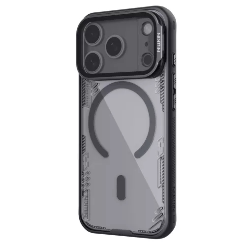 Nillkin Iceblade Prop Apple iPhone 18 Pro / 17 Pro mágneses műanyag hátlap tok kameravédelemmel, MagSafe, fekete