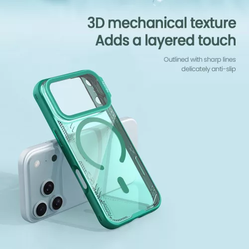 Nillkin Iceblade Prop Apple iPhone 18 Pro Max / 17 Pro Max mágneses műanyag hátlap tok kameravédelemmel, MagSafe, fekete