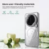 Nillkin Iceblade Prop Xiaomi 17 Ultra mágneses műanyag hátlap tok kameravédelemmel, MagSafe, fekete