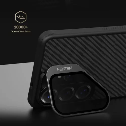 Nillkin CarboProp Aramid Samsung Galaxy S26 Ultra mágneses műanyag hátlap tok, fekete
