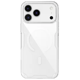   Nillkin Nature Pro Apple iPhone 18 Pro / 17 Pro mágneses hátlap tok, átlátszó
