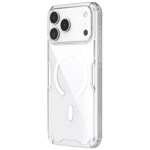 Nillkin Nature Pro Apple iPhone 18 Pro / 17 Pro mágneses hátlap tok, átlátszó