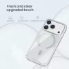 Nillkin Nature Pro Apple iPhone 18 Pro / 17 Pro mágneses hátlap tok, átlátszó-fekete