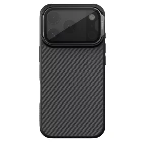  Nillkin CarboProp Aramid Apple iPhone 18 Pro / 17 Pro mágneses műanyag hátlap tok, fekete