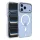 Tactical MagForce 2.0 Cover Apple iPhone 17 Pro Max/18 Pro Max MagSafe hátlap tok, átlátszó/kék