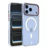 Tactical MagForce 2.0 Cover Apple iPhone 17 Pro Max/18 Pro Max MagSafe hátlap tok, átlátszó/bordó