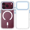 Tactical MagForce 2.0 Cover Apple iPhone 17 Pro/18 Pro MagSafe hátlap tok, átlátszó/kék