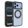 Tactical MagForce Hyperstand Apple iPhone 17 Pro Max/18 Pro Max tok, gyűrűs kitámasztóval, MagSafe, átlátszó-fekete