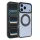 Tactical MagForce Hyperstand Apple iPhone 17 Pro Max/18 Pro Max tok, gyűrűs kitámasztóval, MagSafe, átlátszó-fekete
