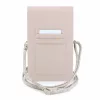 Guess PU Leather+Grained 4G Metal Logo táska / telefon tartó táska, rózsaszín