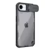 Nillkin Iceblade Prop Apple iPhone 17e / 16e mágneses műanyag hátlap tok kameravédelemmel, MagSafe, fekete