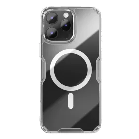   Nillkin Nature Pro Apple iPhone 16 Pro mágneses hátlap tok, átlátszó
