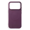 Silicone Mag Apple iPhone 18 Pro / 17 Pro szilikon hátlap tok, MagSafe, lila