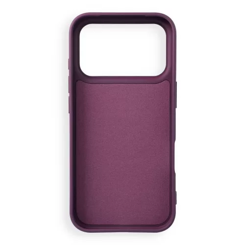 Silicone Mag Apple iPhone 18 Pro / 17 Pro szilikon hátlap tok, MagSafe, lila