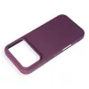 Silicone Mag Apple iPhone 18 Pro / 17 Pro szilikon hátlap tok, MagSafe, lila