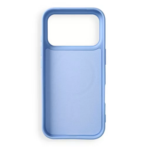 Silicone Mag Apple iPhone 18 Pro / 17 Pro szilikon hátlap tok, MagSafe, kék