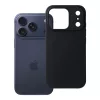 Silicone Mag Apple iPhone 18 Pro / 17 Pro szilikon hátlap tok, kameravédelemmel, MagSafe, fekete
