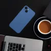 Silicone Mag Apple iPhone 18 Pro / 17 Pro szilikon hátlap tok, kameravédelemmel, MagSafe, kék