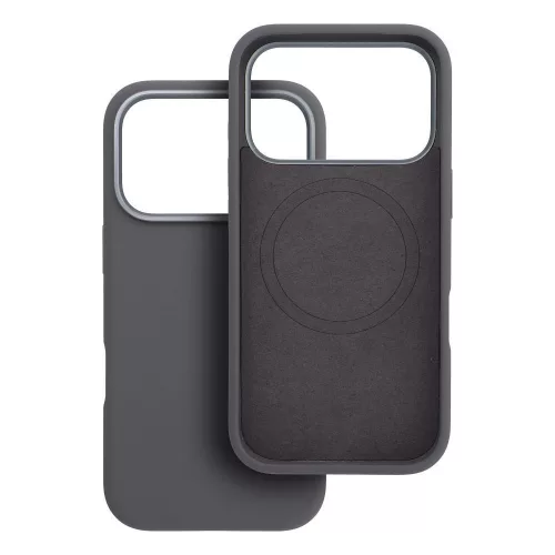 Forcell F-Protect Apple iPhone 18 Pro / 17 Pro szilikon hátlap tok, MagSafe, szürke