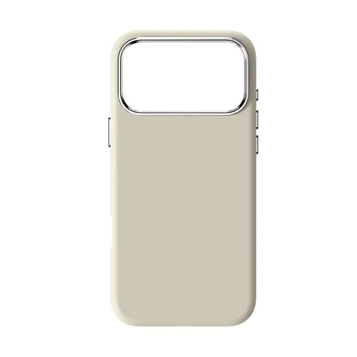 Forcell F-Protect Apple iPhone 18 Pro / 17 Pro szilikon hátlap tok, MagSafe, antik fehér