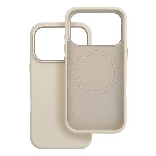 Forcell F-Protect Apple iPhone 18 Pro / 17 Pro szilikon hátlap tok, MagSafe, antik fehér