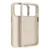 Forcell F-Protect Apple iPhone 18 Pro / 17 Pro szilikon hátlap tok, MagSafe, antik fehér