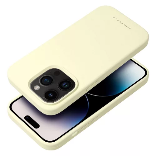 Roar Cloud Skin Apple iPhone 18 Pro / 17 Pro szilikon hátlap tok, sárga