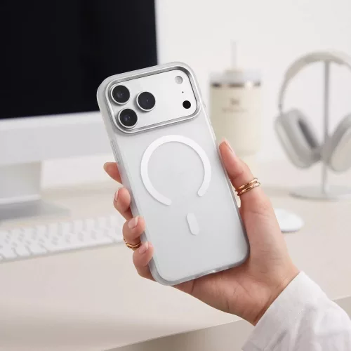 Tech-Protect MagZero Apple iPhone 18 Pro / 17 Pro tok, MagSafe, Matte White, fehér