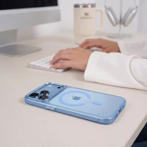 Tech-Protect MagZero Apple iPhone 18 Pro / 17 Pro tok, MagSafe, Light Blue, világoskék