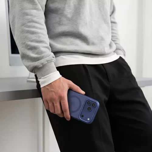 Tech-Protect MagZero Apple iPhone 18 Pro / 17 Pro tok, MagSafe, Deep Blue, sötétkék