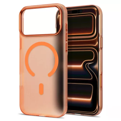 Tech-Protect MagZero Apple iPhone 18 Pro / 17 Pro tok, MagSafe, Cosmic Orange, narancs