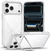 Tech-Protect MagStand Apple iPhone 18 Pro Max / 17 Pro Max tok kitámasztóval, MagSafe, Crystal Clear, átlátszó-fehér