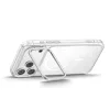 Tech-Protect MagStand Apple iPhone 18 Pro Max / 17 Pro Max tok kitámasztóval, MagSafe, Crystal Clear, átlátszó-fehér