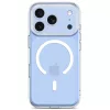Tech-Protect MagPeak Apple iPhone 18 Pro / 17 Pro tok, MagSafe, Crystal Clear, átlátszó-fehér