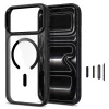 Tech-Protect Magmat Apple iPhone 18 Pro / 17 Pro tok, MagSafe, Black Clear, átlátszó-fekete